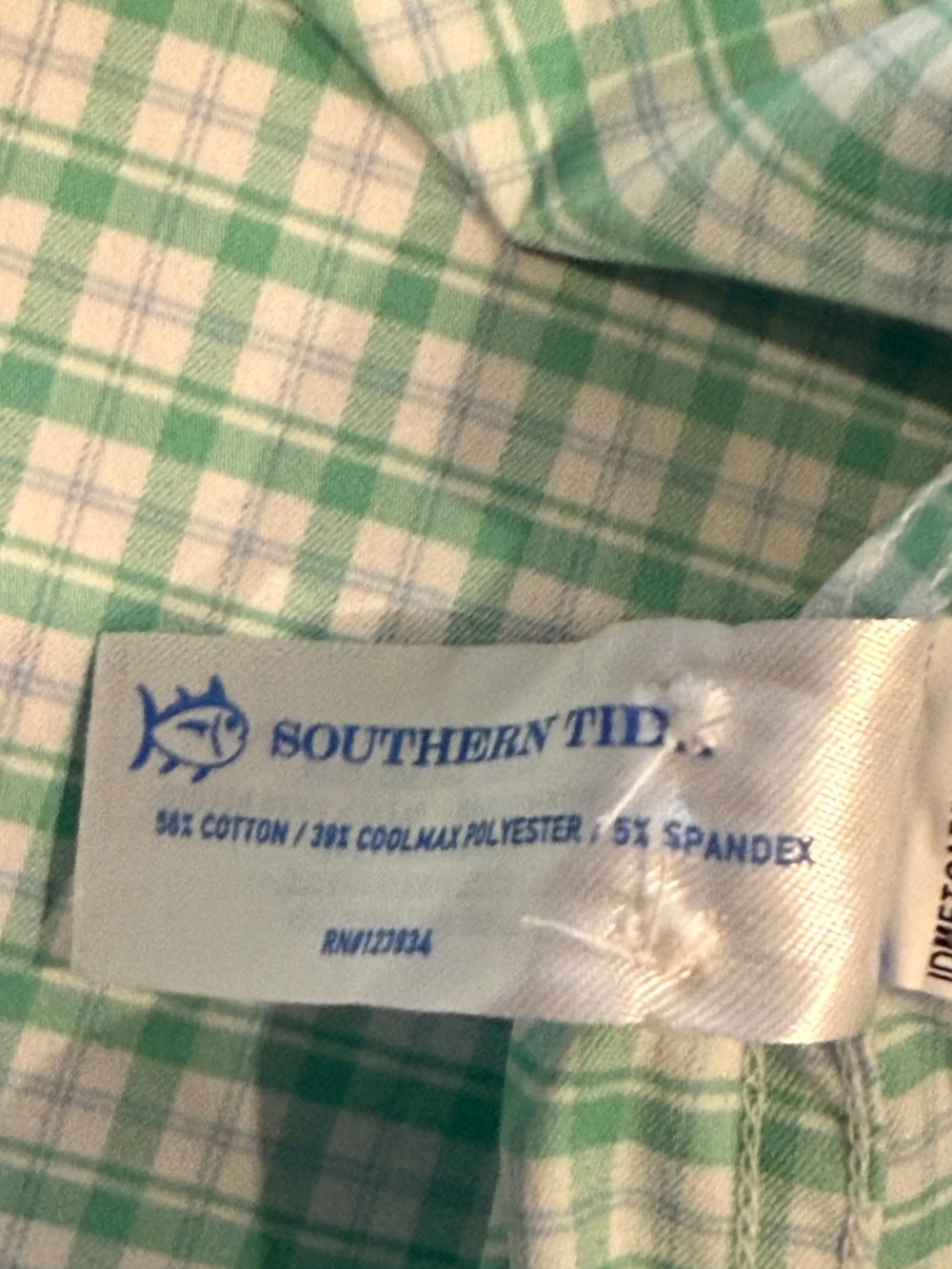 Southern Tide Men's XXL Jade Green Charleston Sportshirt MSRP $138 - Picture 7 of 7